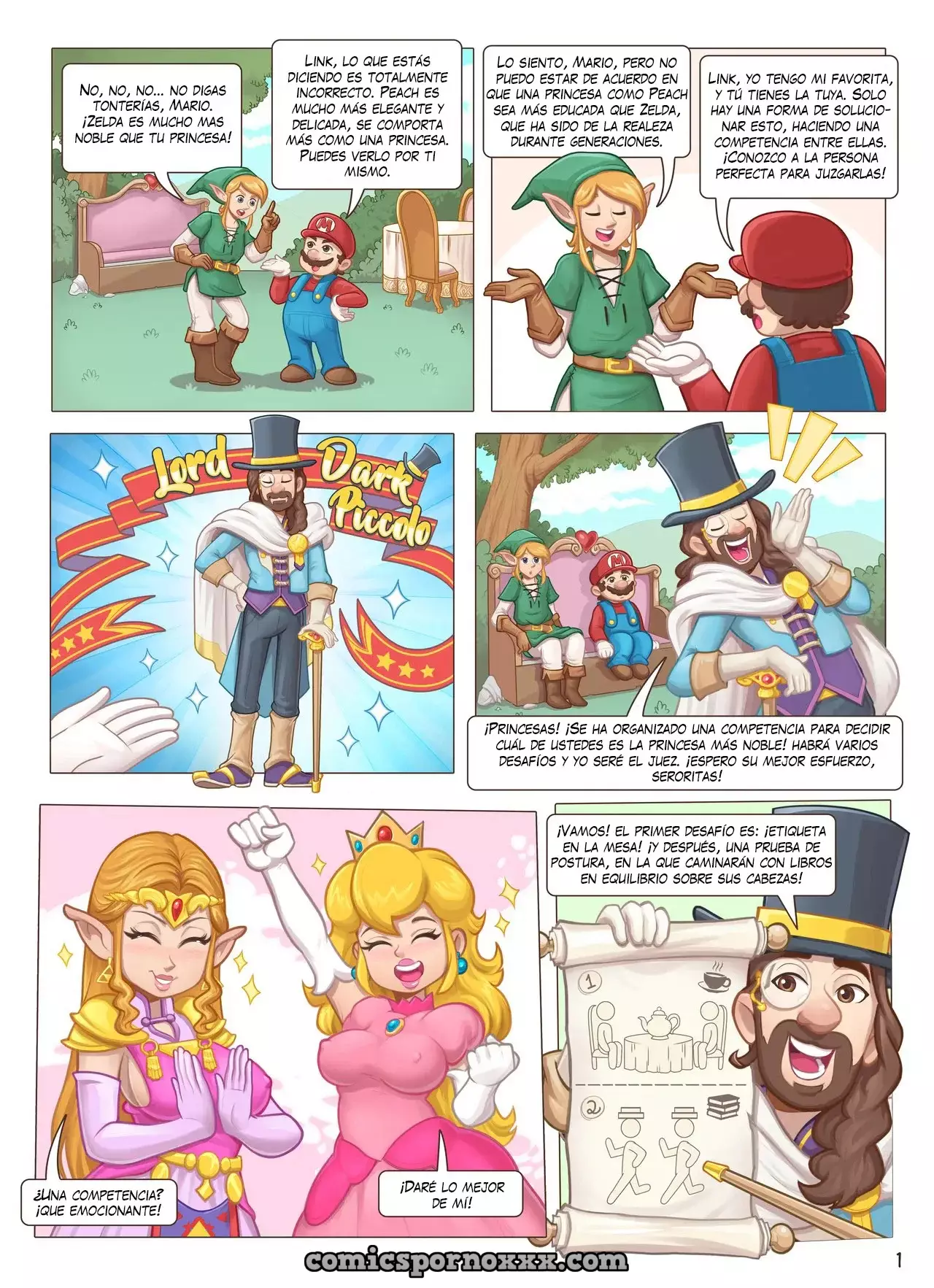 Hentai - Hot Duels VI – Epic Showdown of Zelda vs Peach - Imagen 2