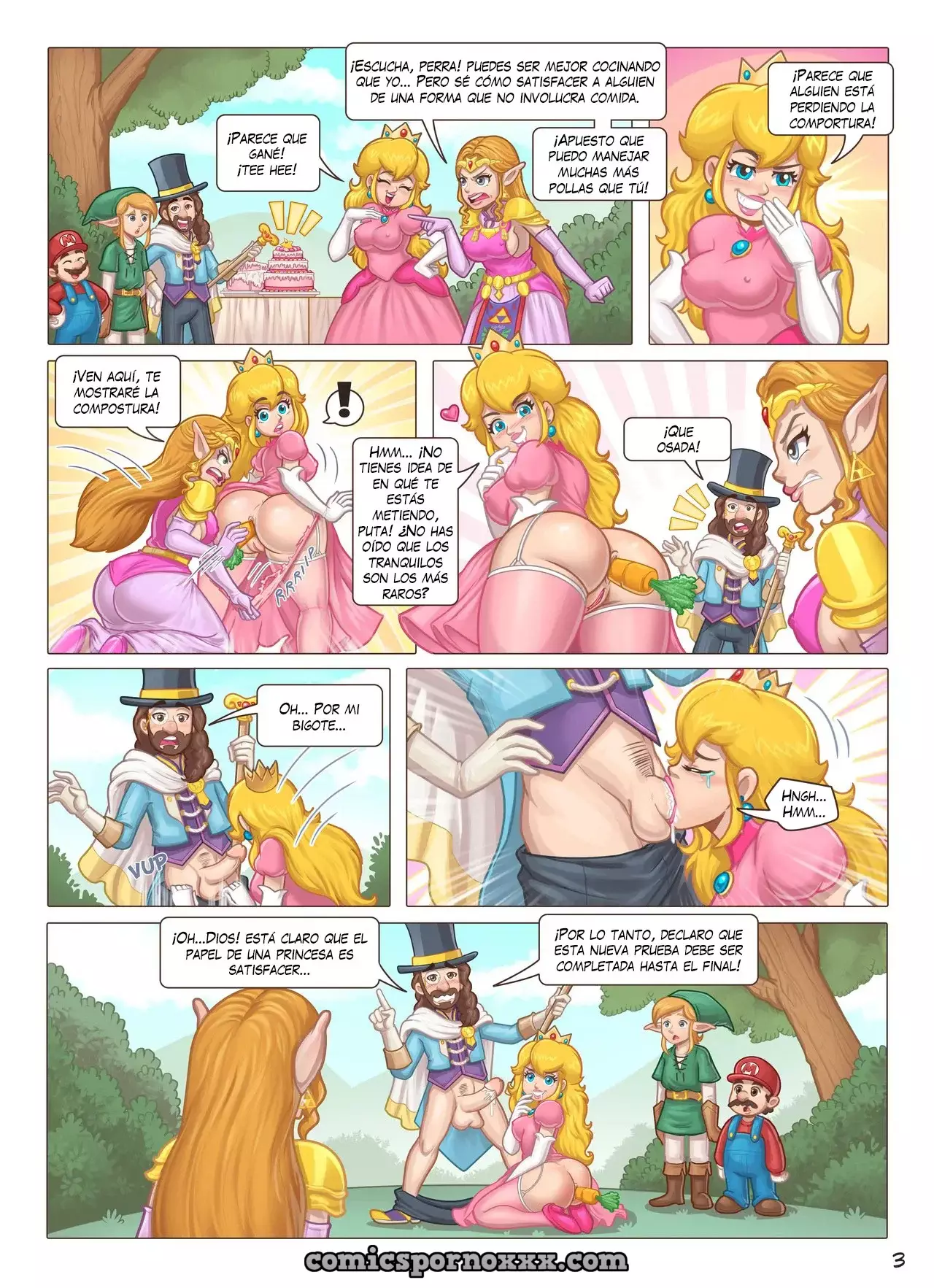 Hentai - Hot Duels VI – Epic Showdown of Zelda vs Peach - Imagen 4