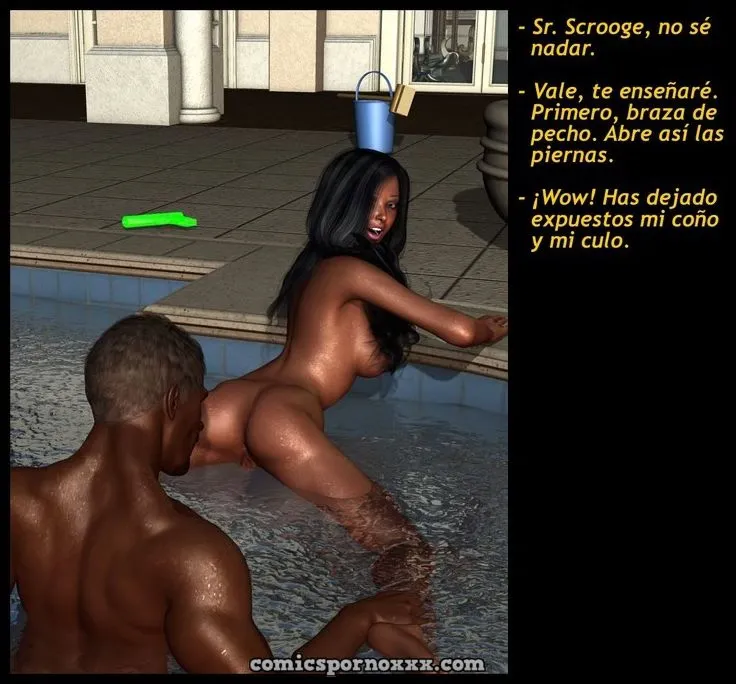 La Chica de la Piscina Enculada por Negros Dotados - Página 4