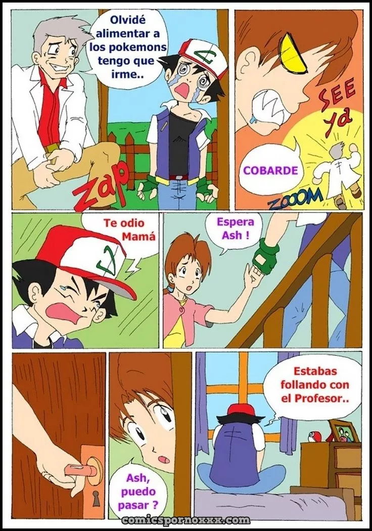 Hentai - Ash x Delia (Ash Ketchum Follando a su Madre) - Imagen 4