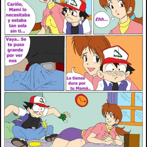 NSFW - Ash x Delia (Ash Ketchum Follando a su Madre) - 5