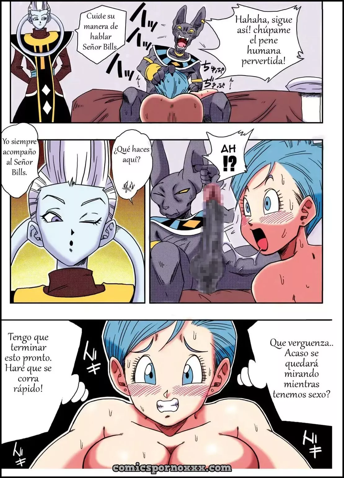 Bulma Persuade a Bills Teniendo Sexo con El - Página 14