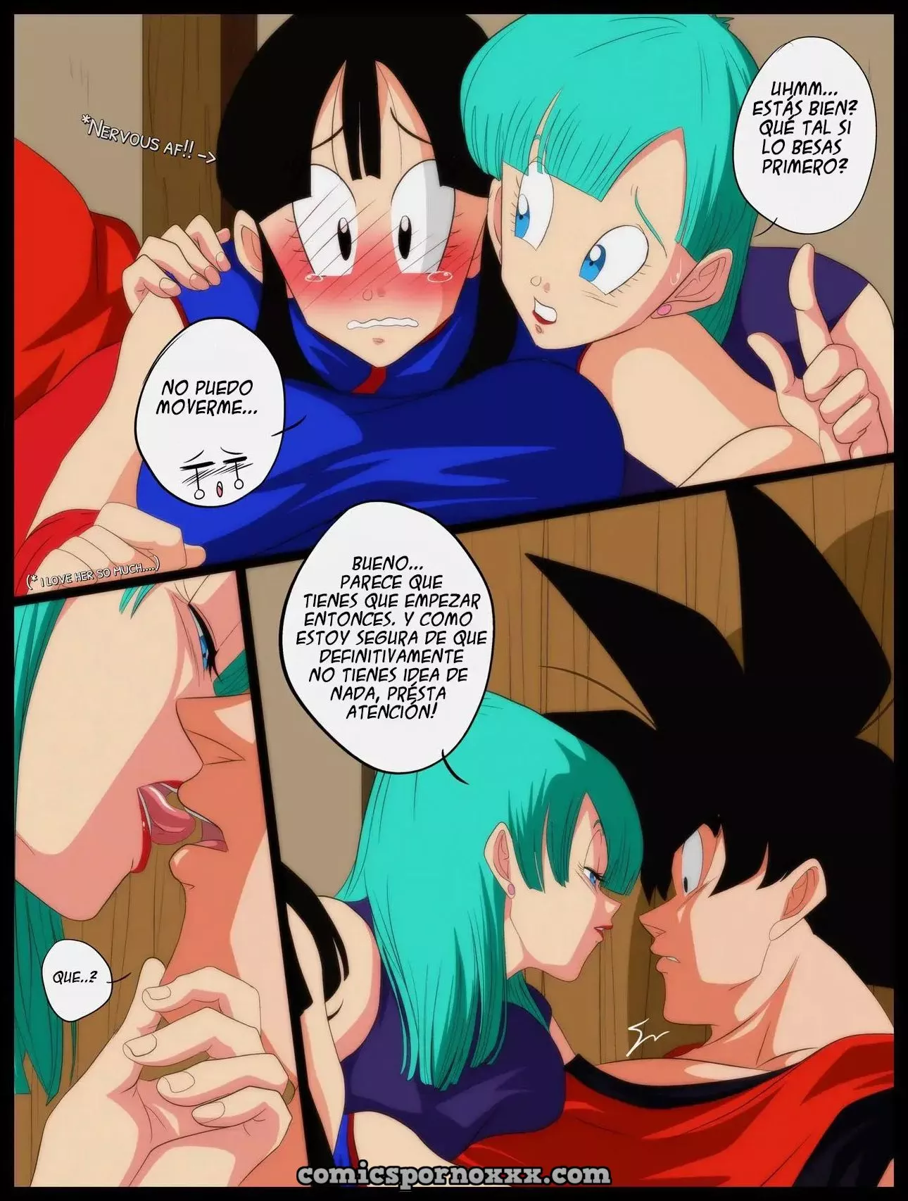 Bulma y Chichi Saludan a Goku con gran Alegría - Página 6