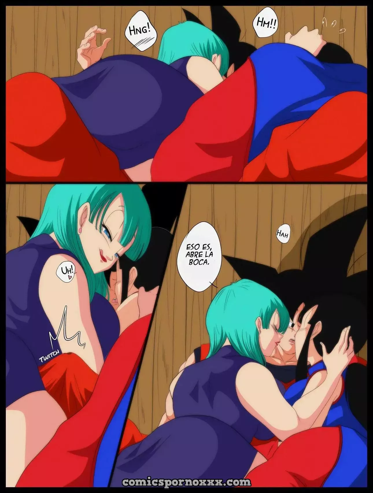 Bulma y Chichi Saludan a Goku con gran Alegría - Página 7