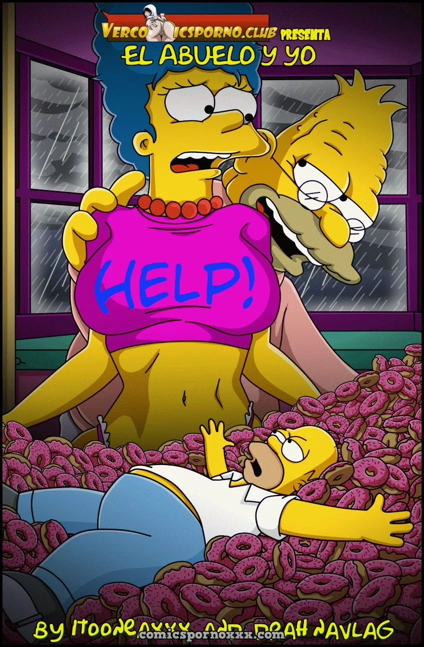 Hentai - El Abuelo Abraham Simpson y Yo - Imagen 1