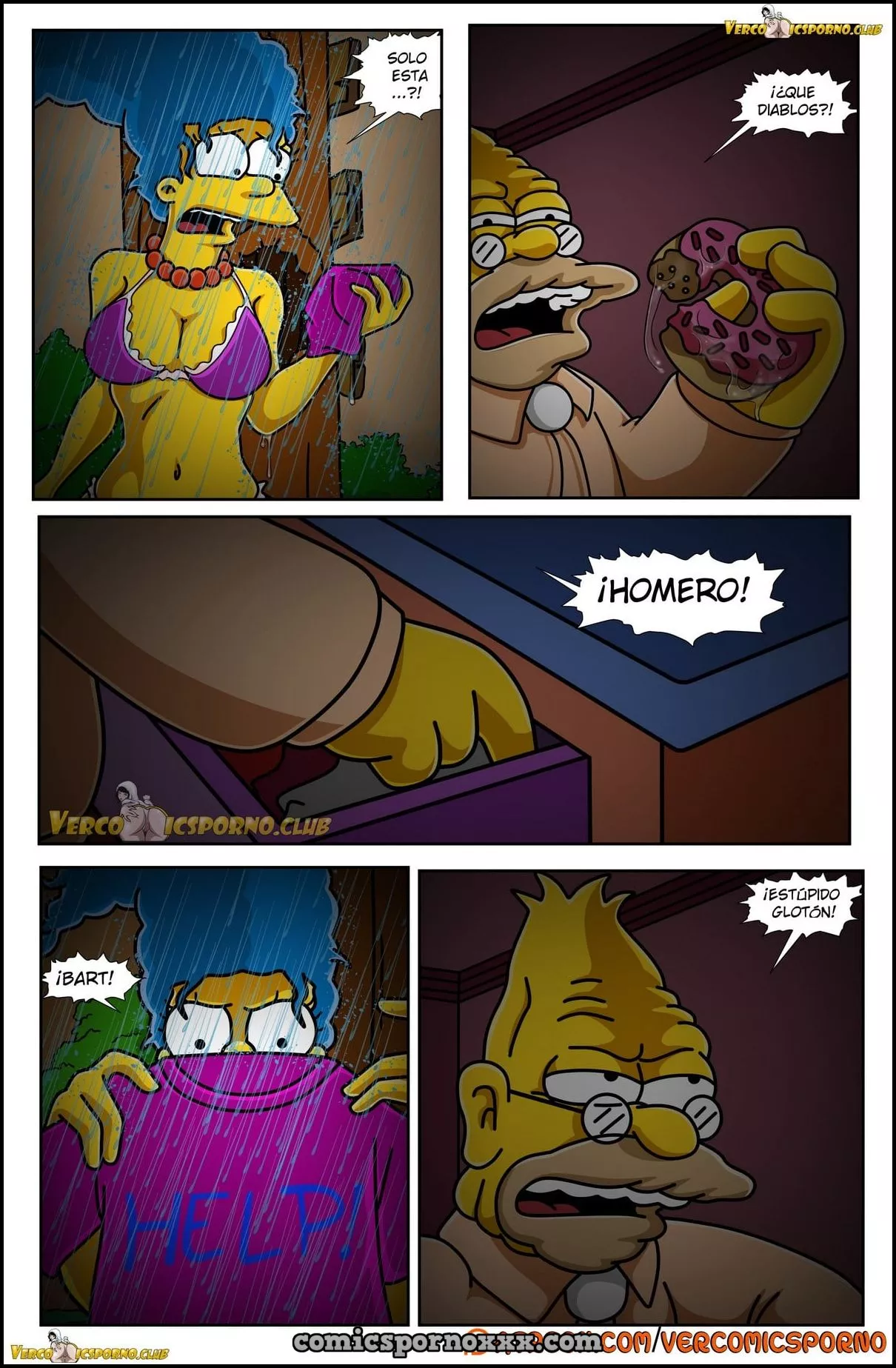 Hentai - El Abuelo Abraham Simpson y Yo - Imagen 27