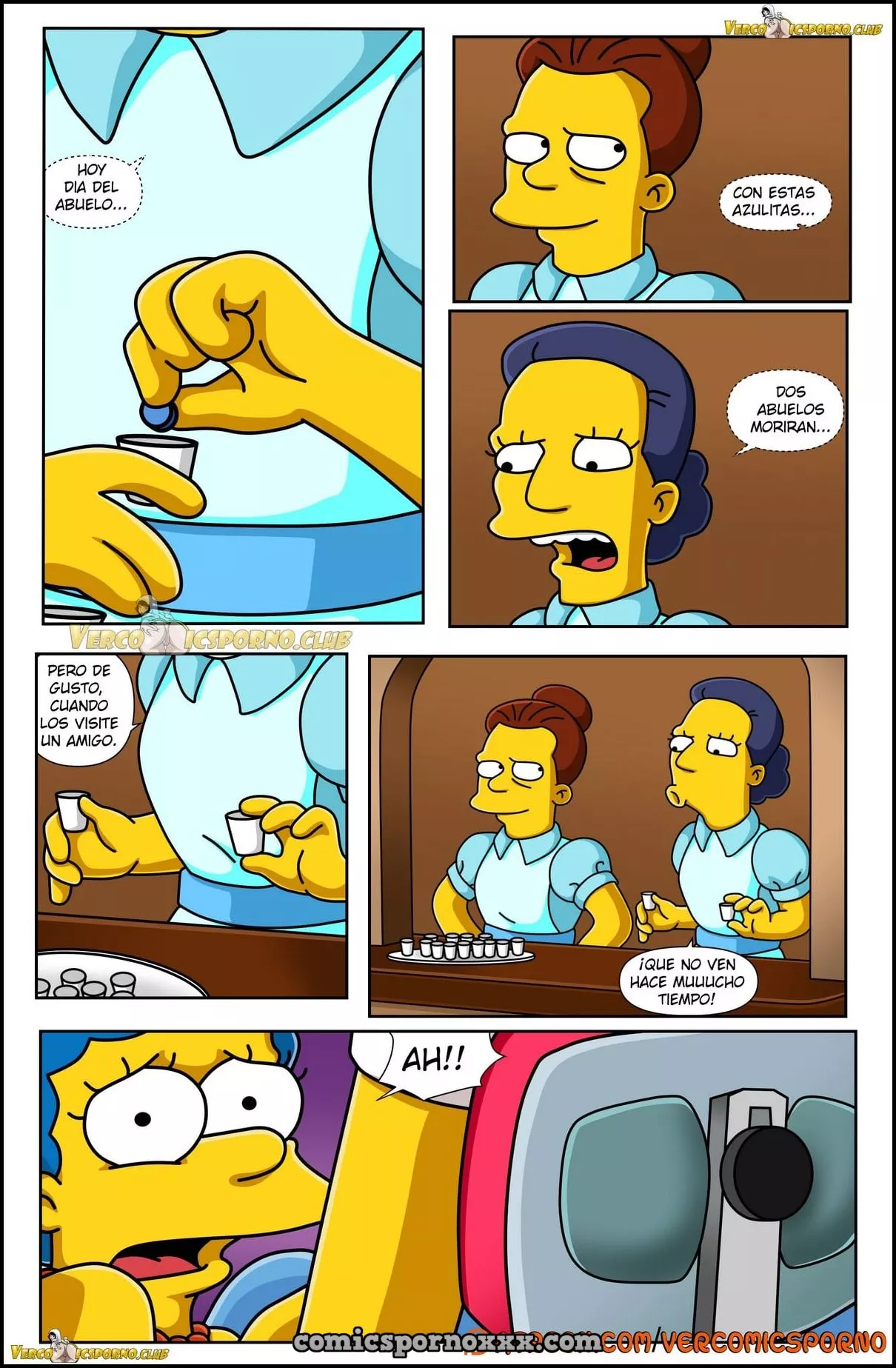 Hentai - El Abuelo Abraham Simpson y Yo - Imagen 5