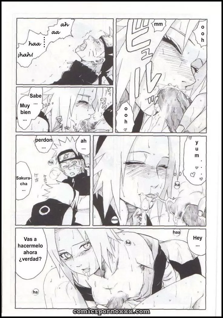 Hentai - El Falso Naruto Follando con Sakura y Shizune - Imagen 16