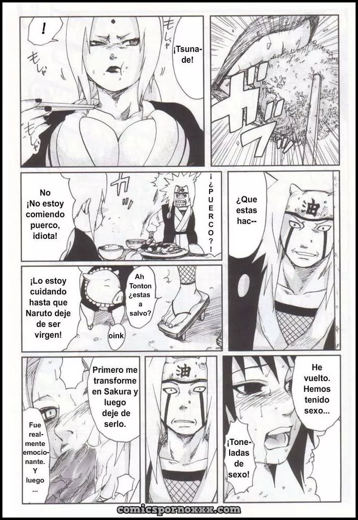 Hentai - El Falso Naruto Follando con Sakura y Shizune - Imagen 37