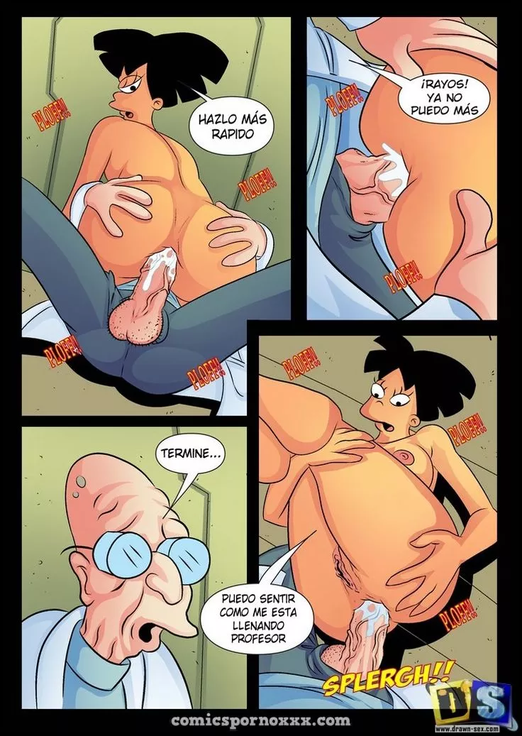 Hentai - El Profesor Hubert Farnsworth Follando a Amy Wong - Imagen 6