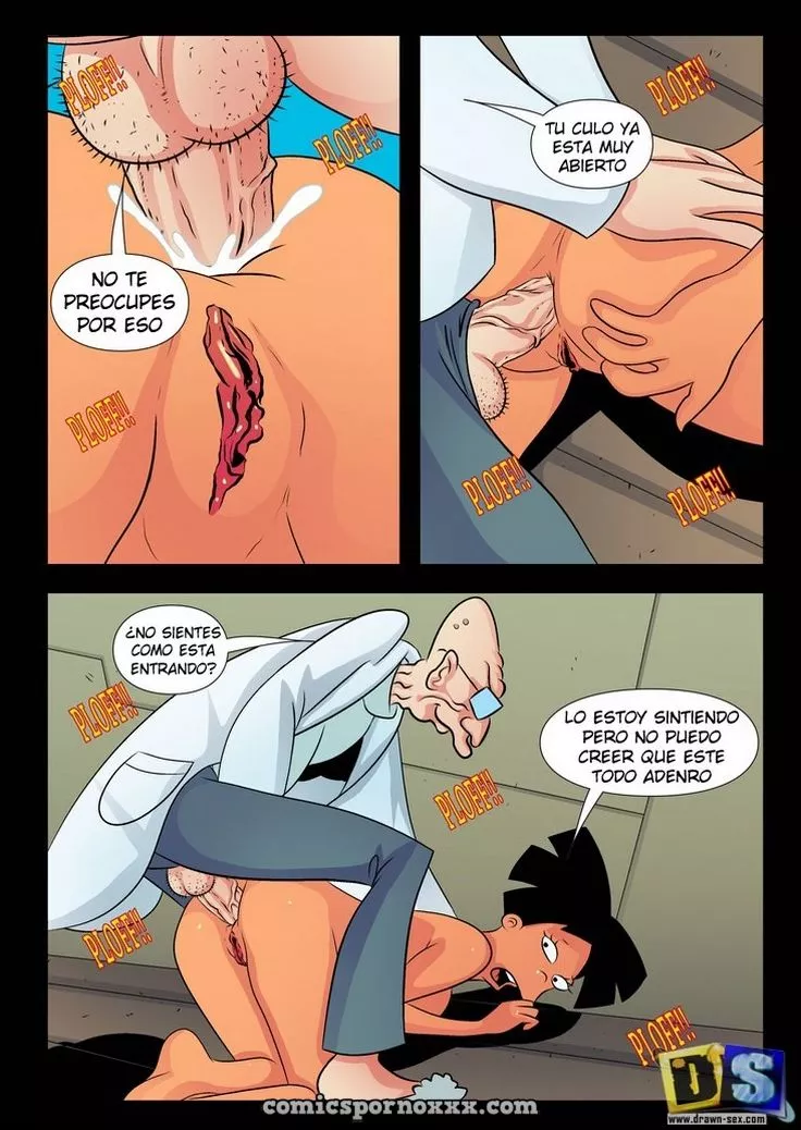 Hentai - El Profesor Hubert Farnsworth Follando a Amy Wong - Imagen 7