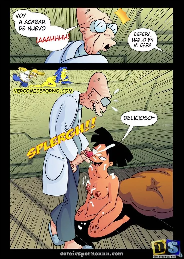 Hentai - El Profesor Hubert Farnsworth Follando a Amy Wong - Imagen 8