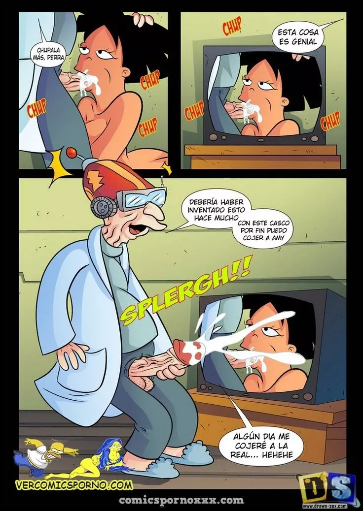 Hentai - El Profesor Hubert Farnsworth Follando a Amy Wong - Imagen 9