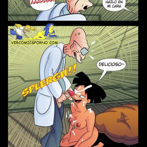 Comics - El Profesor Hubert Farnsworth Follando a Amy Wong - 8