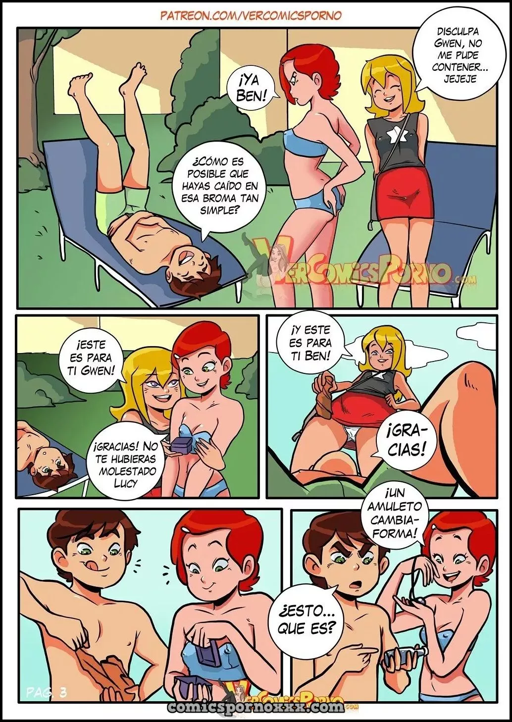 Hentai - El que Ríe al Final (Ben y Gwen Tennyson) - Imagen 4