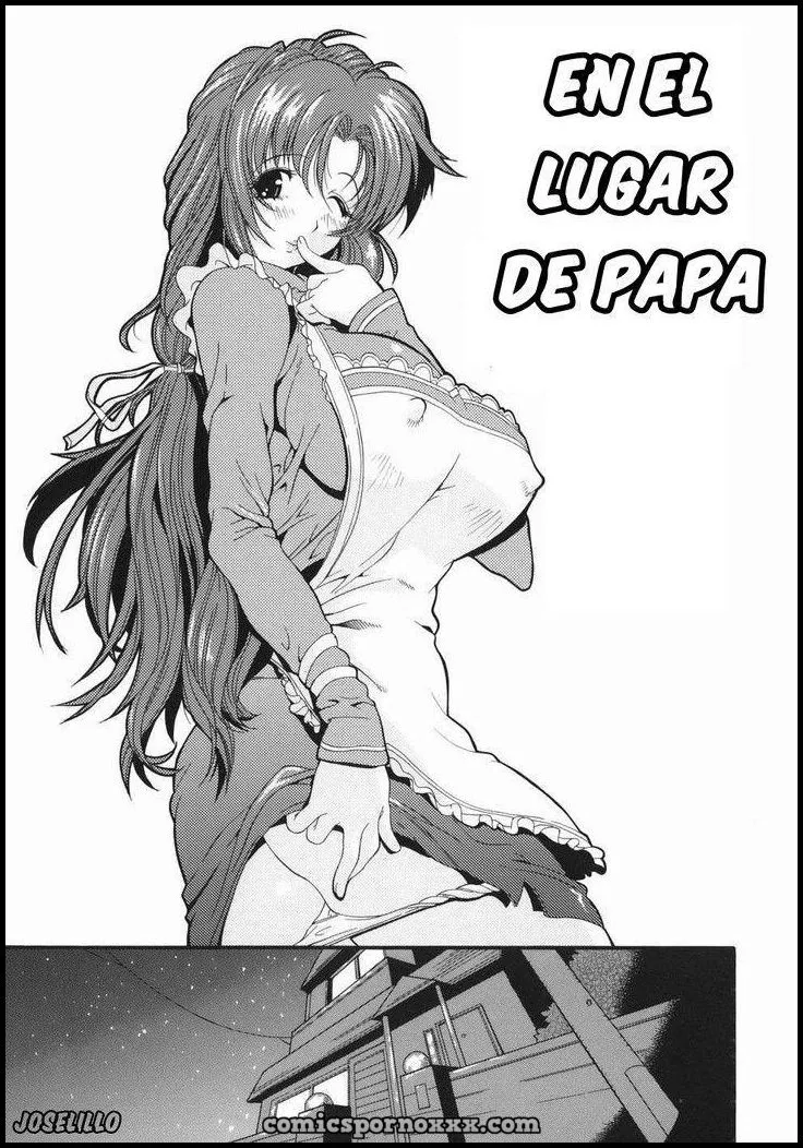 Hentai - En el Lugar de Papa - Imagen 3