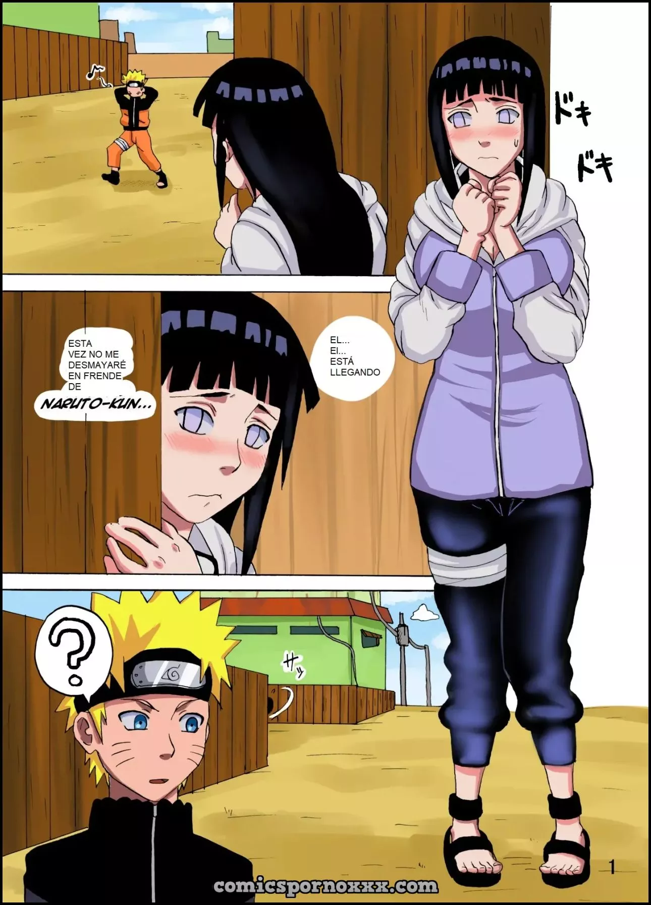 Hentai - Hinata Fight #1 (Full Color) - Imagen 2