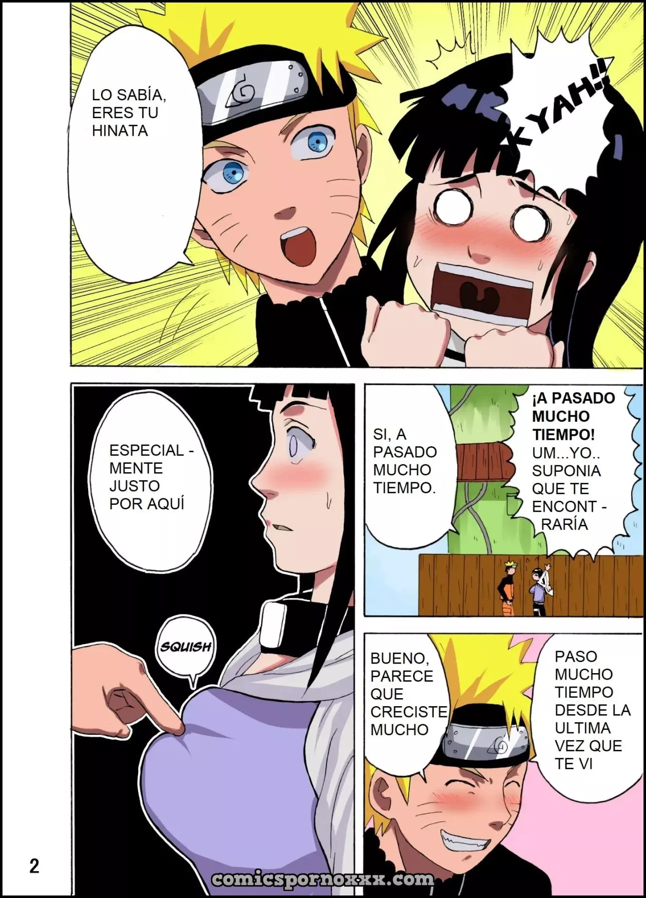 Hentai - Hinata Fight #1 (Full Color) - Imagen 3