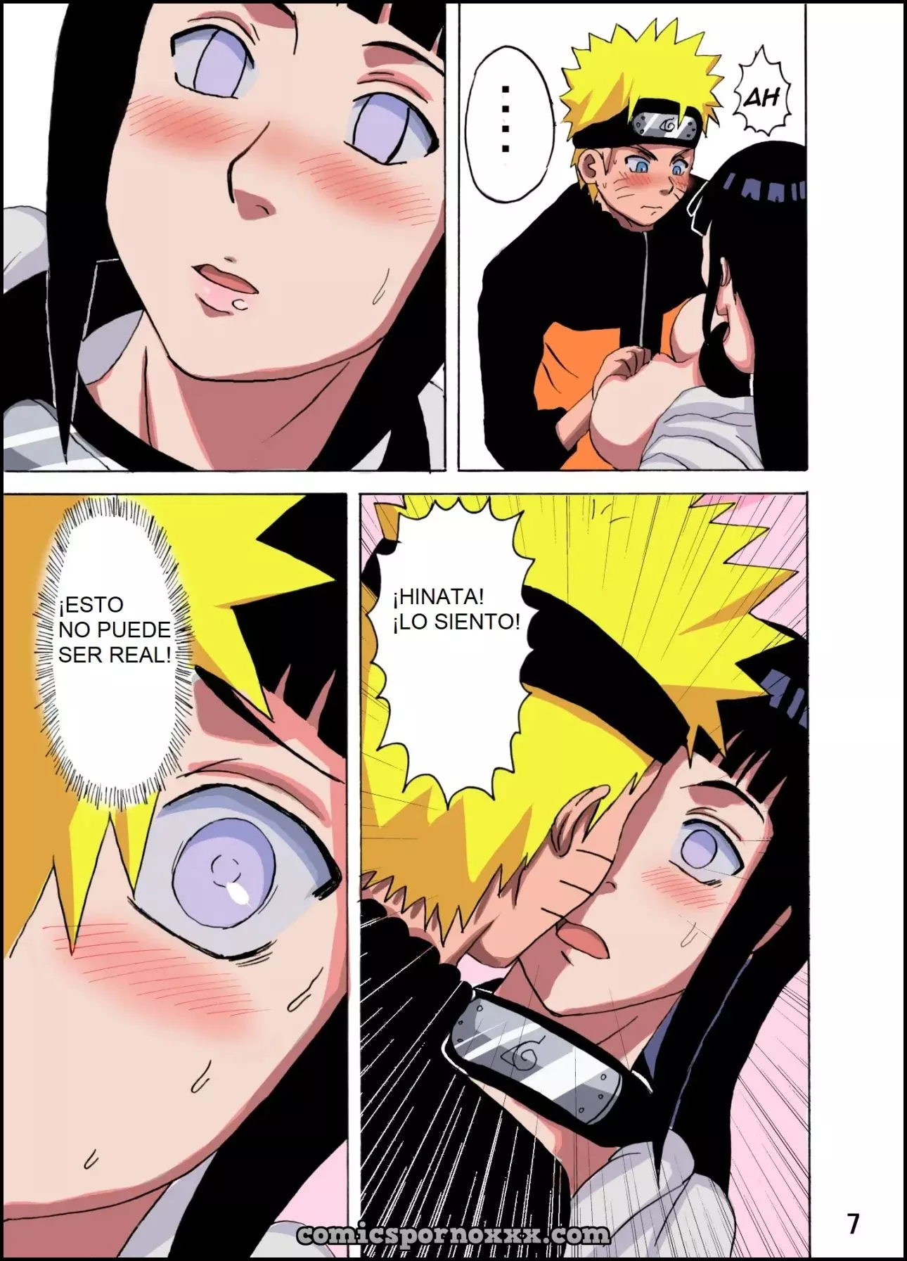 Hentai - Hinata Fight #1 (Full Color) - Imagen 8