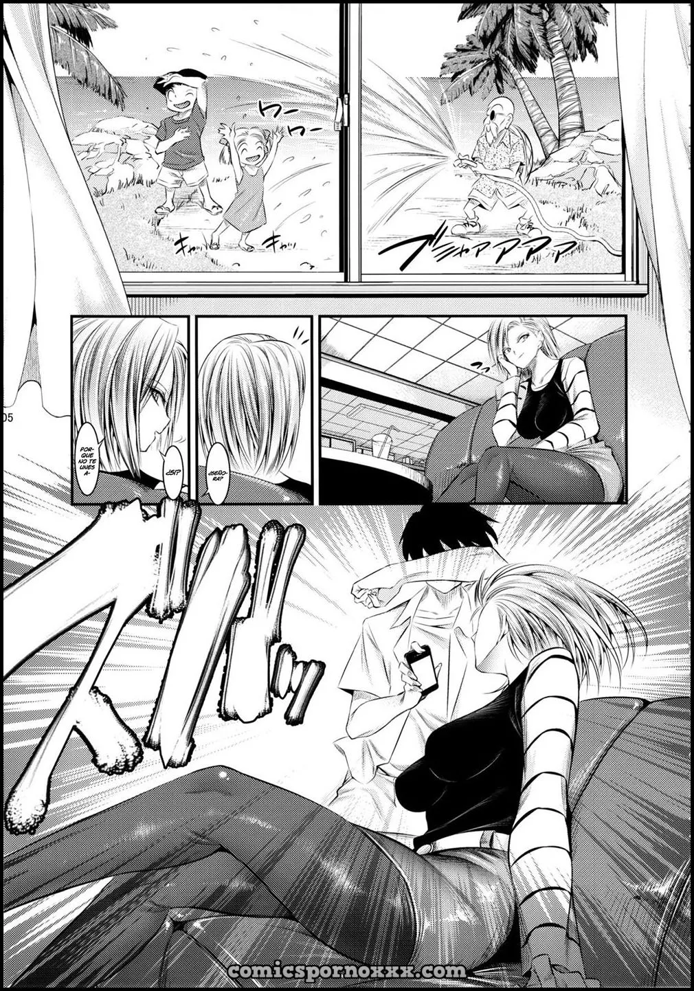 Hypnosis NTR (Androide 18 Violada) - Página 4