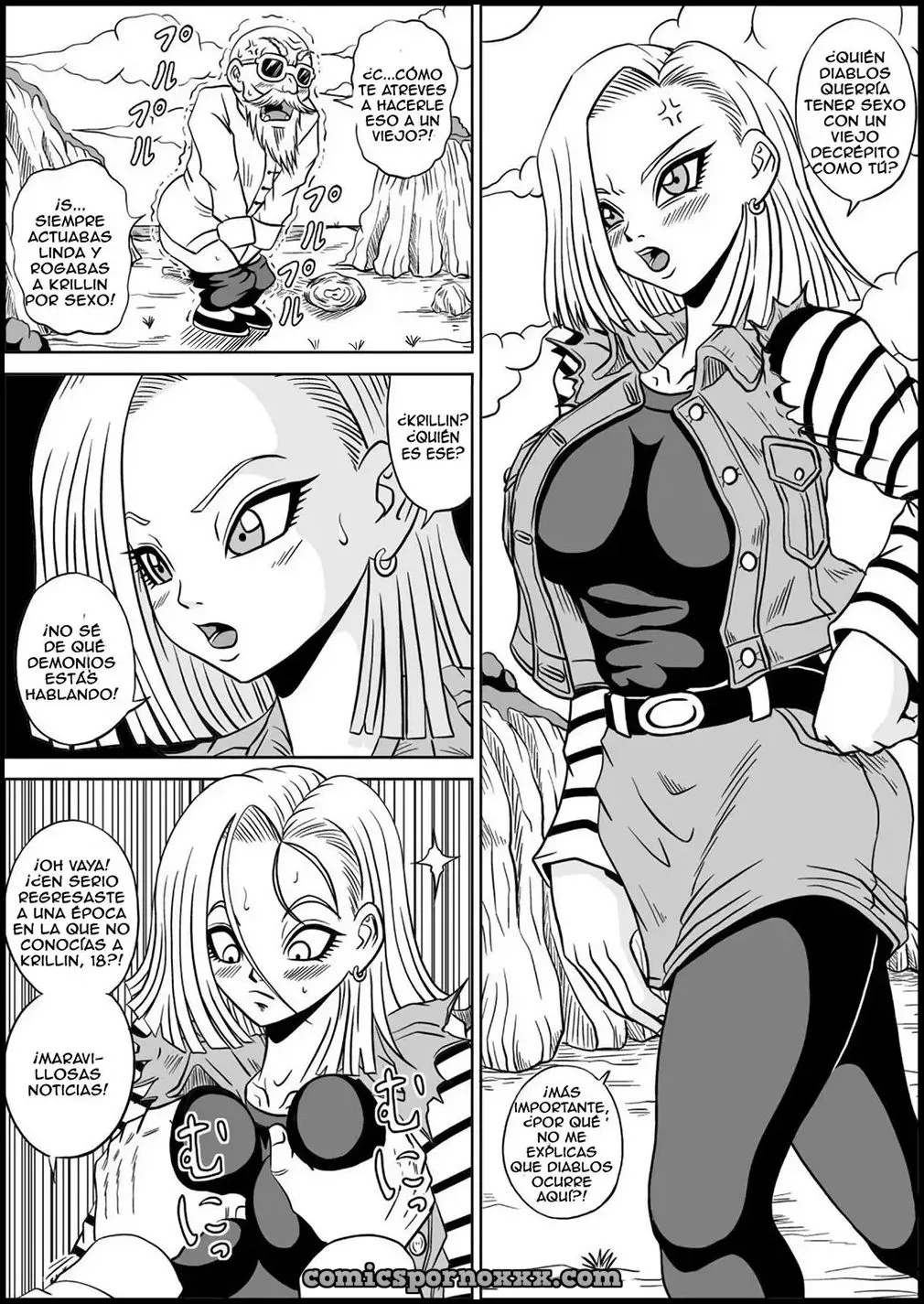 Kame Hito no Yabou #1 (Maestro Roshi Abuelo Violador) - Página 10