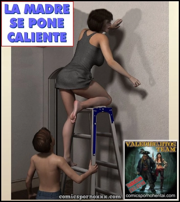 Hentai - La Madre se Pone Caliente con su Hijo - Imagen 1