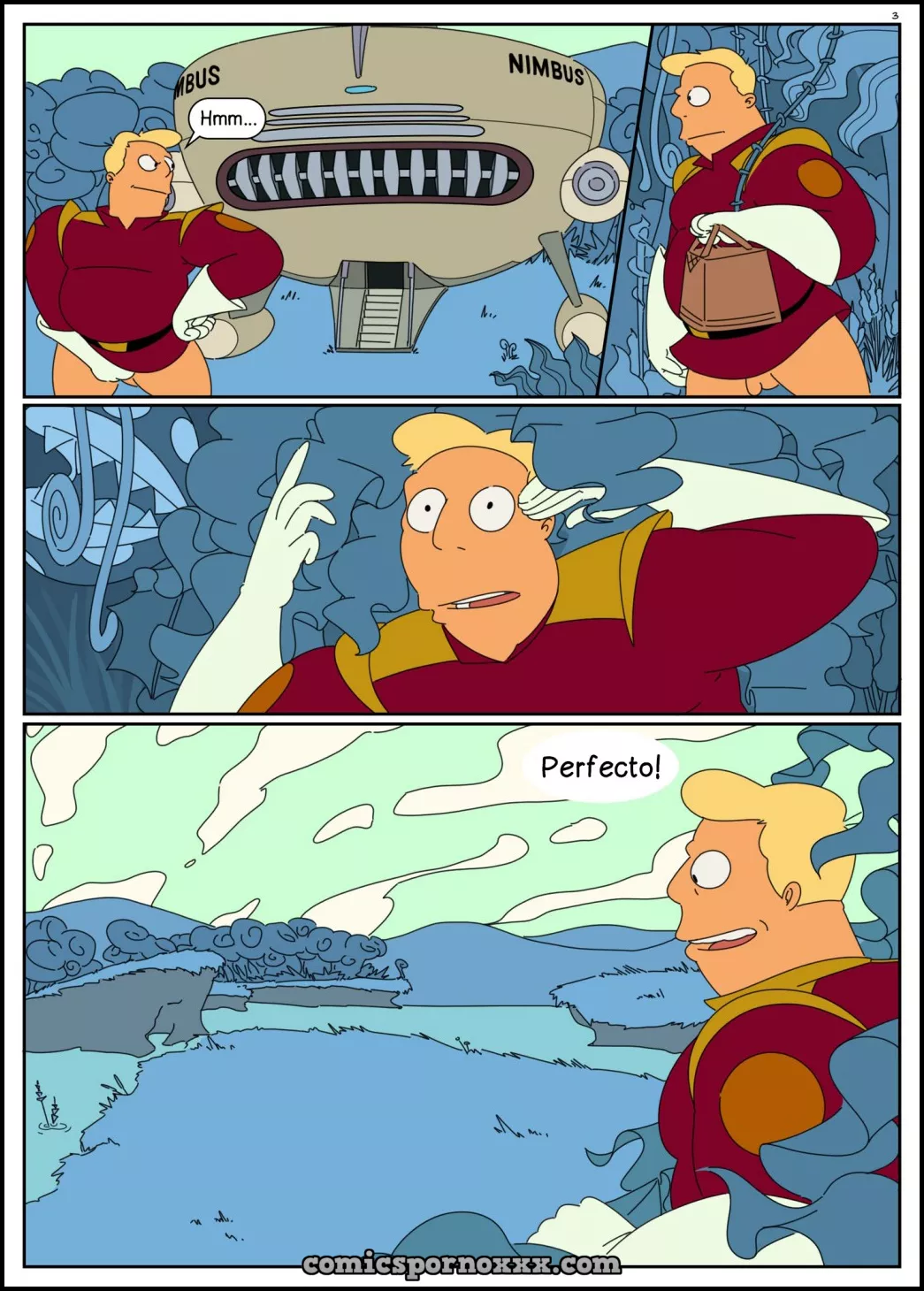 Hentai - Zapp Brannigan and the Misterious Omicronian (Futurama Gay) - Imagen 4