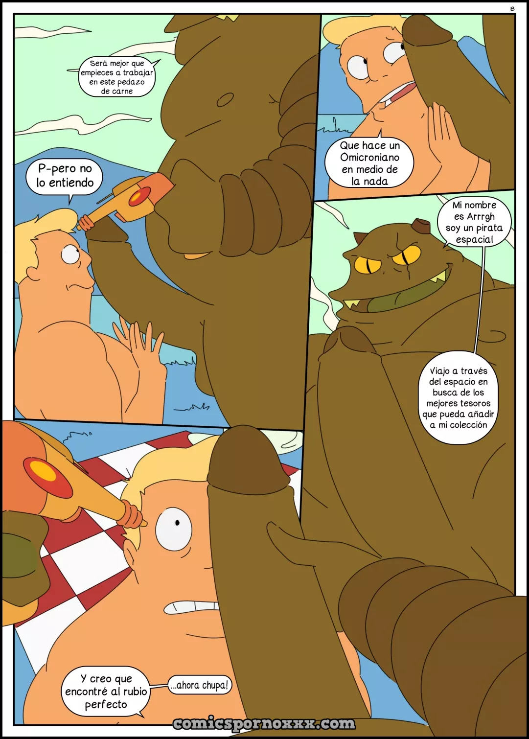 Hentai - Zapp Brannigan and the Misterious Omicronian (Futurama Gay) - Imagen 9