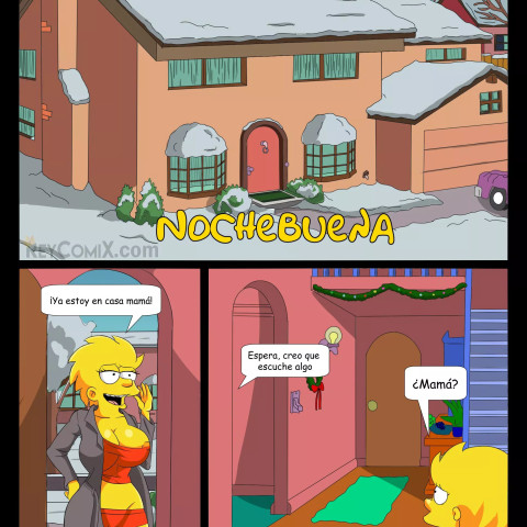 Ecchi - Los Simpsons en Navidad en Familia - 2