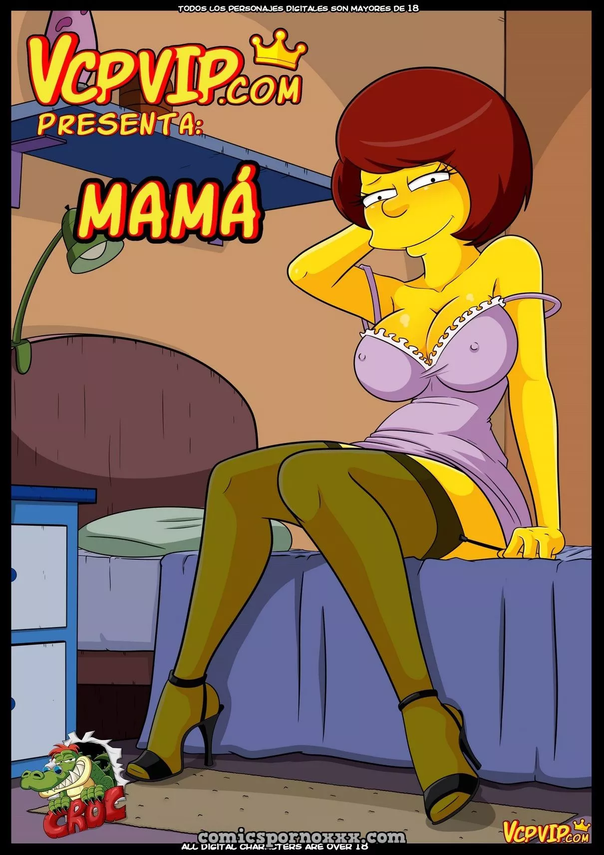 Hentai - Mamá (Homero Folla con su Madre Mona Penelope Simpson) - Imagen 1