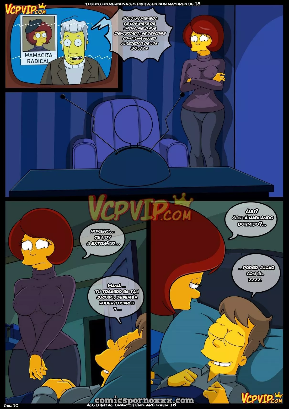 Hentai - Mamá (Homero Folla con su Madre Mona Penelope Simpson) - Imagen 11