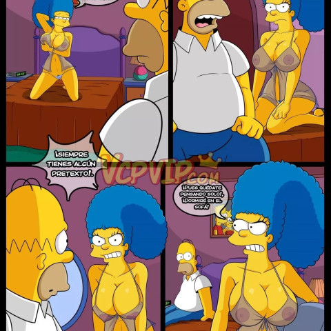 Comic Adultos +18 - Mamá (Homero Folla con su Madre Mona Penelope Simpson) - 3