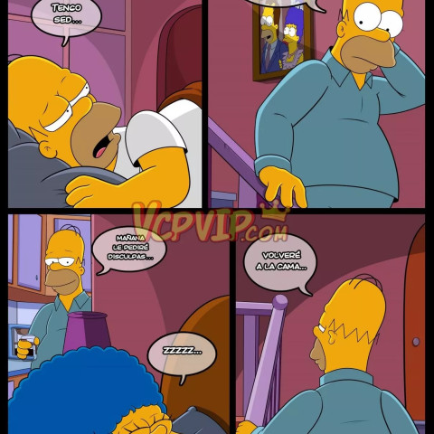 Anime - Mamá (Homero Folla con su Madre Mona Penelope Simpson) - 7