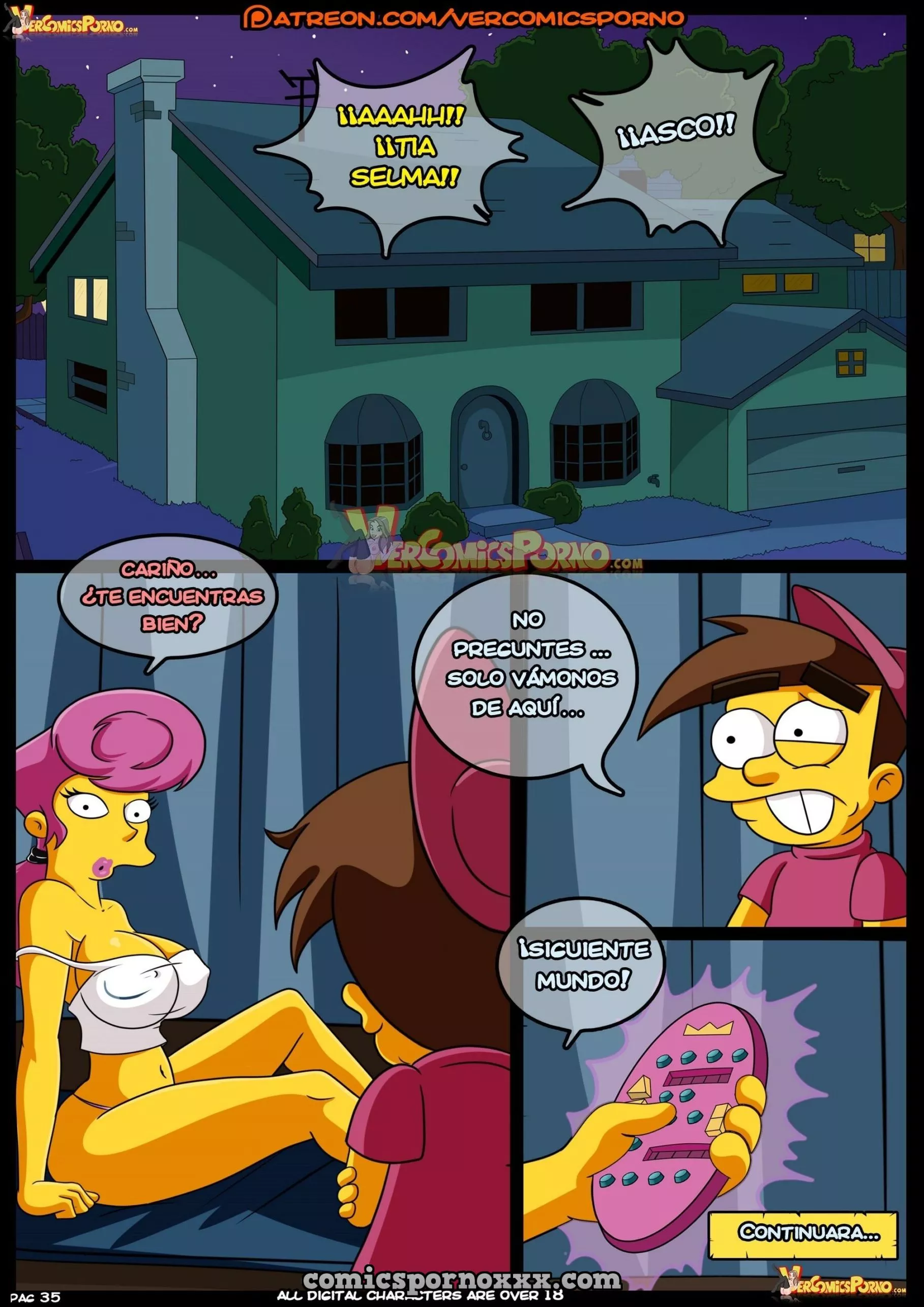 Milfs Catcher’s #2 (Los Simpson y Los Padrinos Mágicos Tienen Sexo) - Página 36