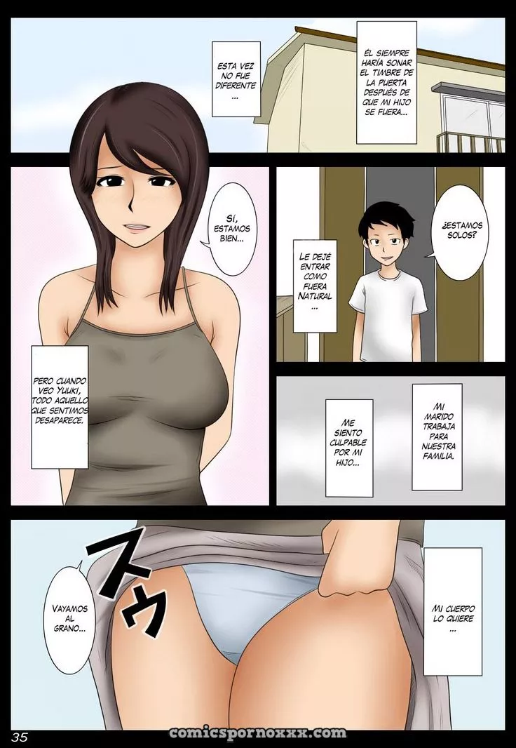 Hentai - Momoko (Follando a la Madre de mi Amigo) - Imagen 35