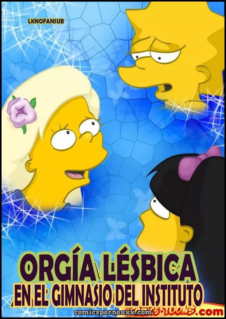 Hentai - Orgía Lésbica en el Gimnasio con Lisa Simpson - Imagen 1