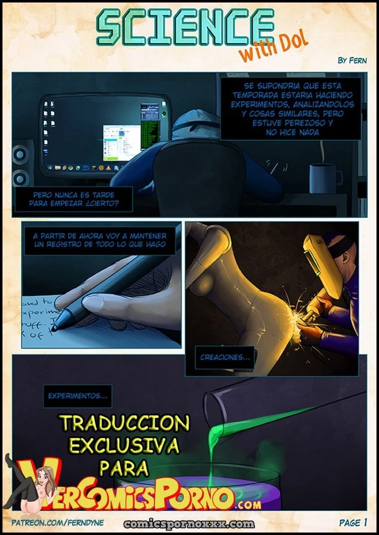 Science With Dol (La Muñeca Sexual) - Página 1