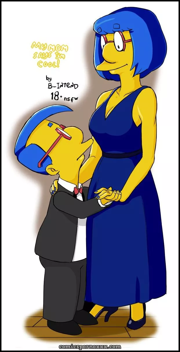 Hentai - Sexo Incesto entre Milhouse y su Mama (Milhouse x Luann) - Imagen 1