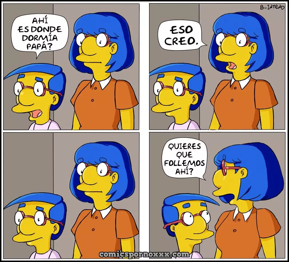 Sexo Incesto entre Milhouse y su Mama (Milhouse x Luann) - Página 3