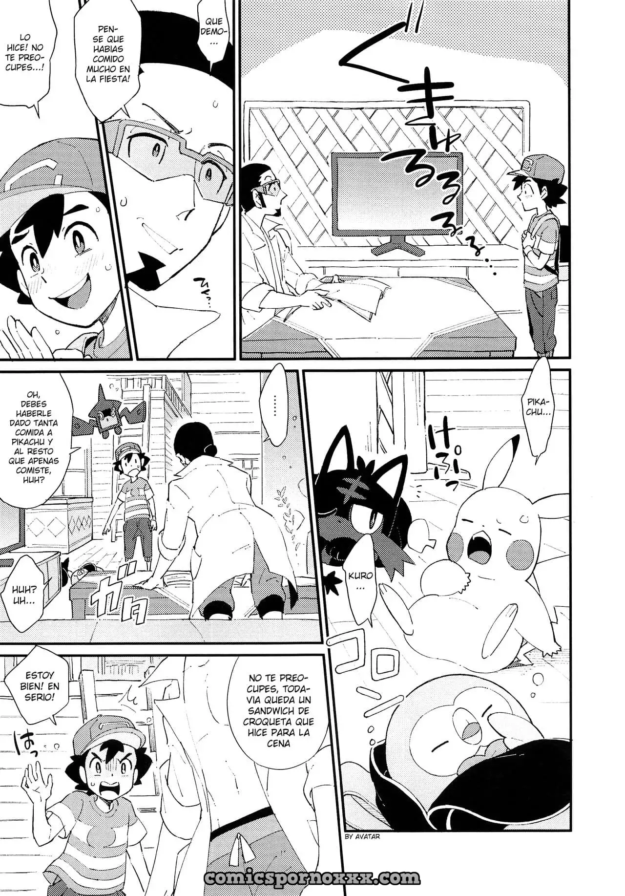 Ippai Taberu Kimi Ga Suki! (Pokémon Gay) - Página 12