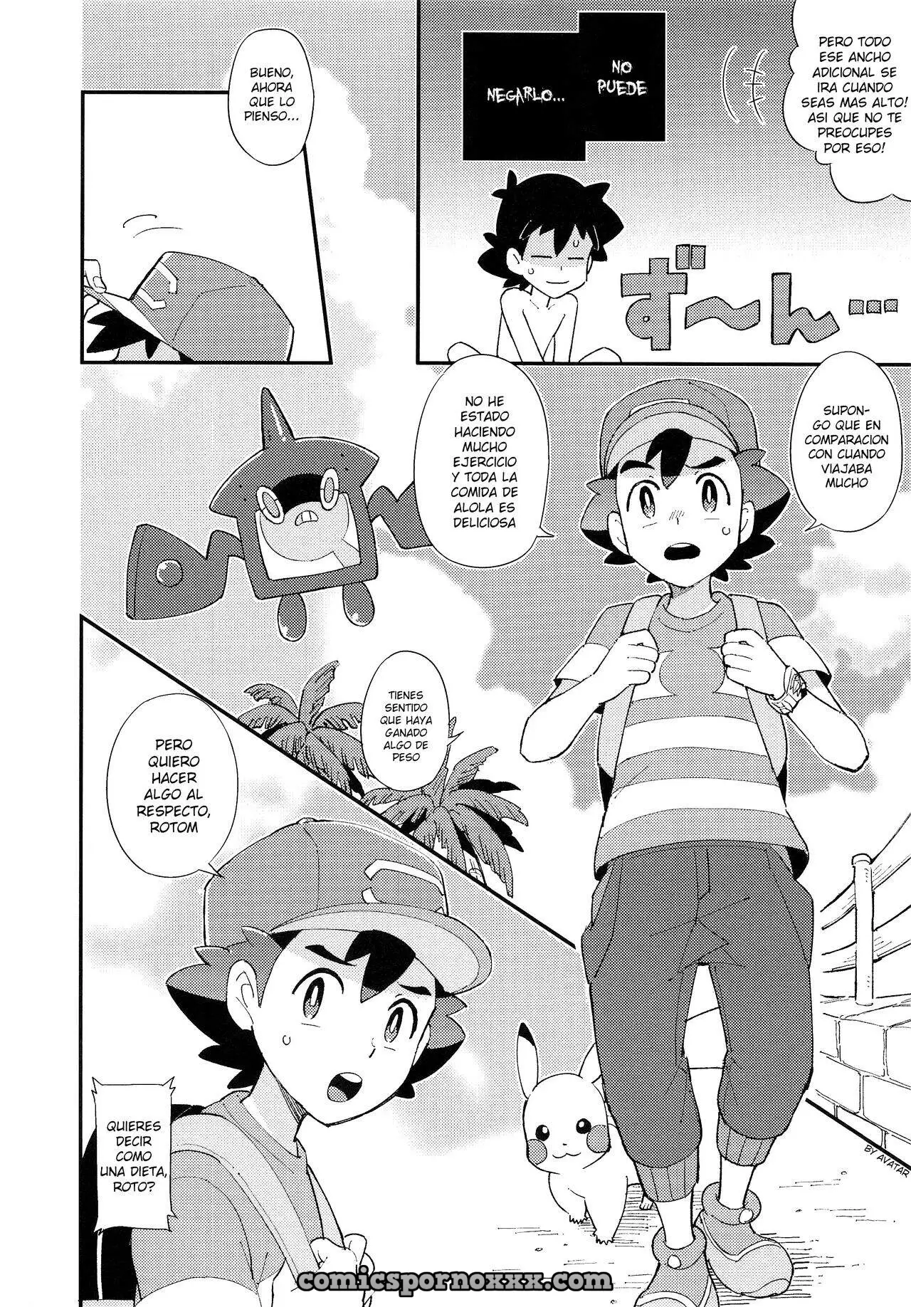 Ippai Taberu Kimi Ga Suki! (Pokémon Gay) - Página 5