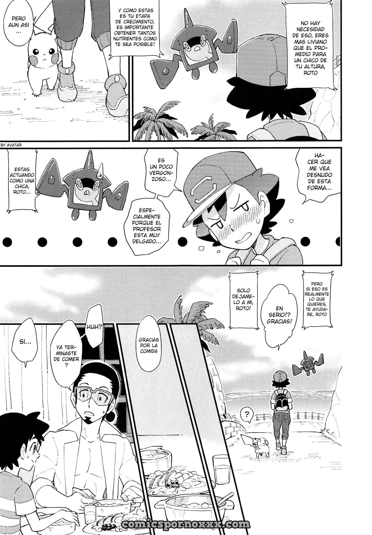 Ippai Taberu Kimi Ga Suki! (Pokémon Gay) - Página 6