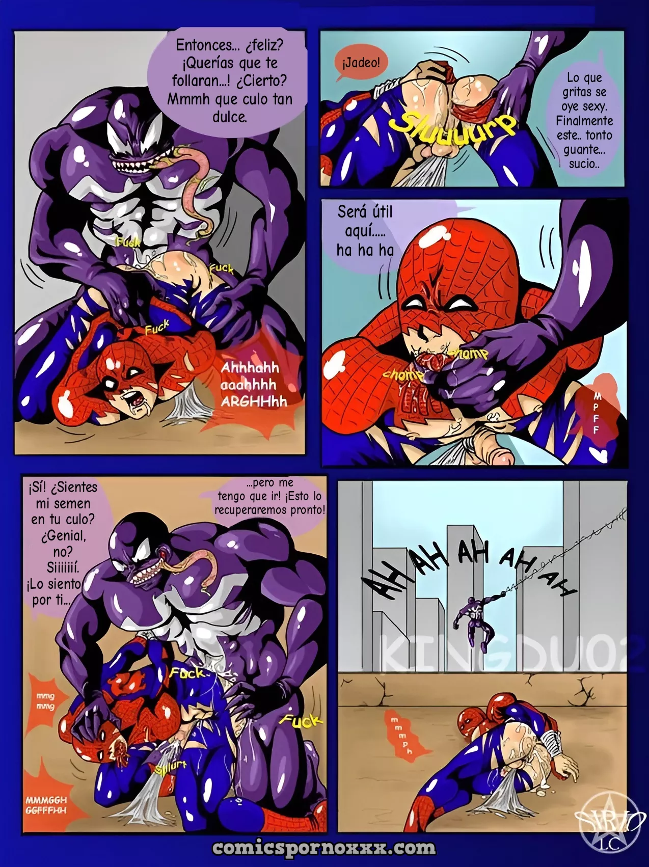 Hentai - Poor Spidey #1 (Hulk y Venom Violan a Spiderman) - Imagen 4