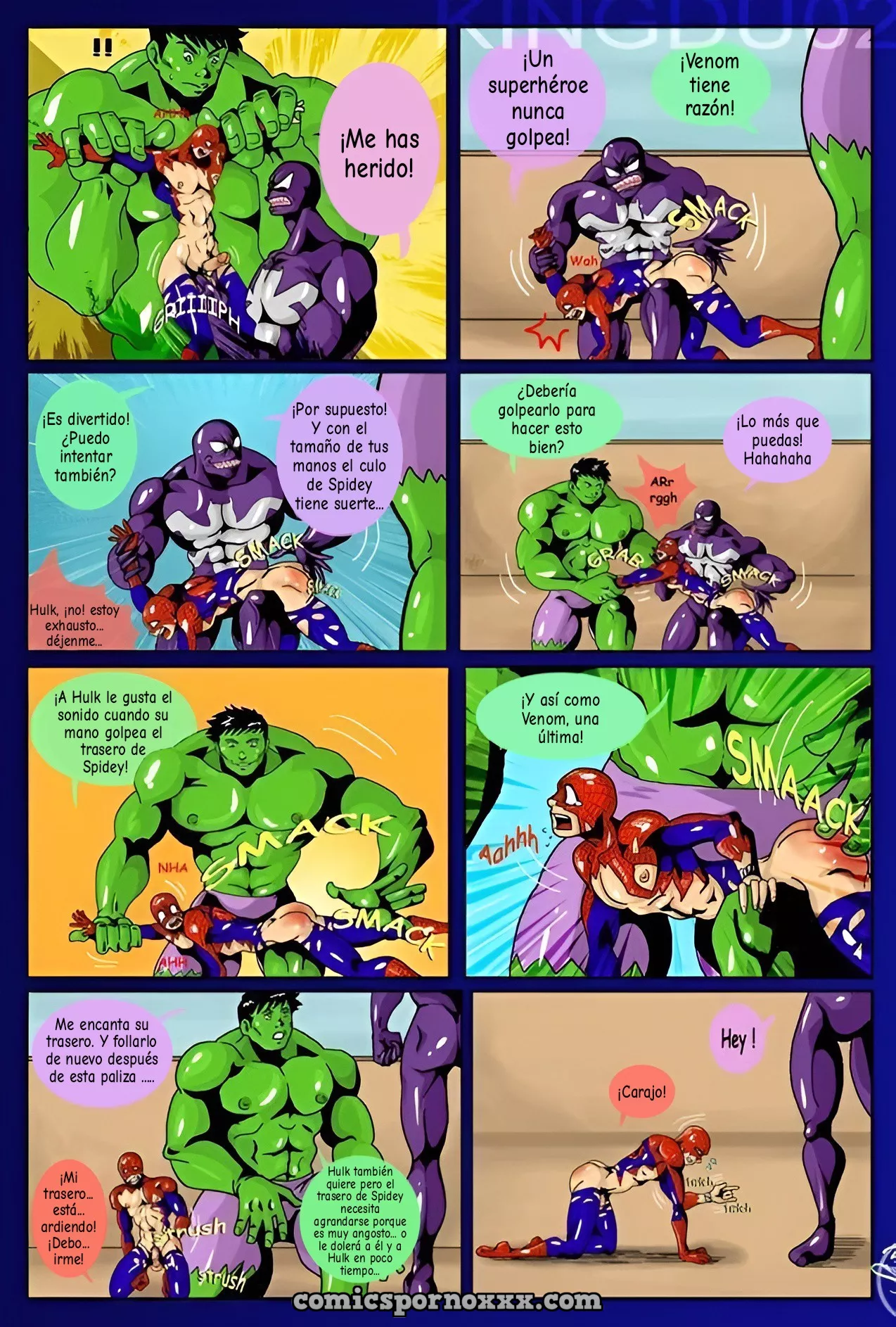 Hentai - Poor Spidey #1 (Hulk y Venom Violan a Spiderman) - Imagen 8