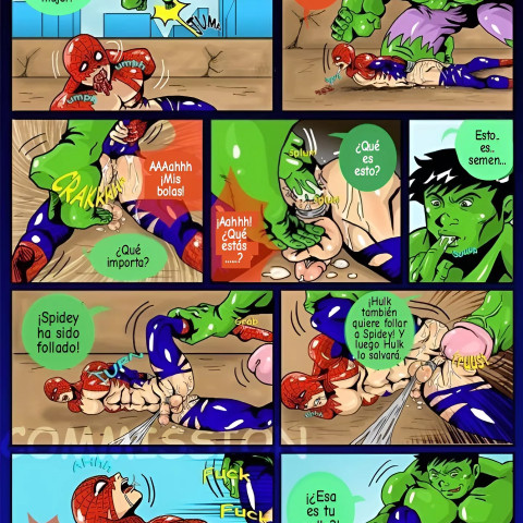 NSFW - Poor Spidey #1 (Hulk y Venom Violan a Spiderman) - 5