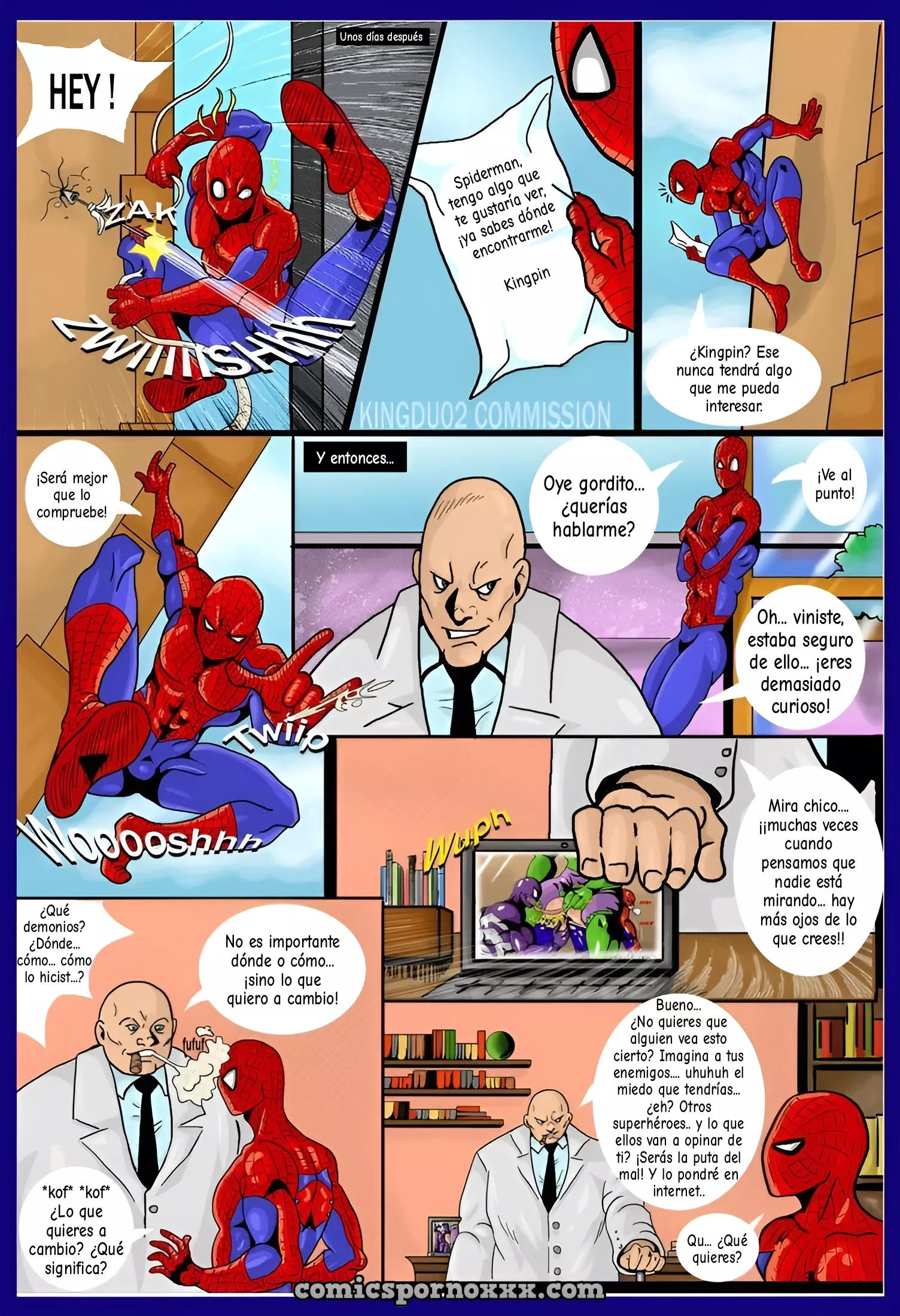 Hentai - Poor Spidey #2 (Kingpin Sodomiza a Spiderman) - Imagen 2