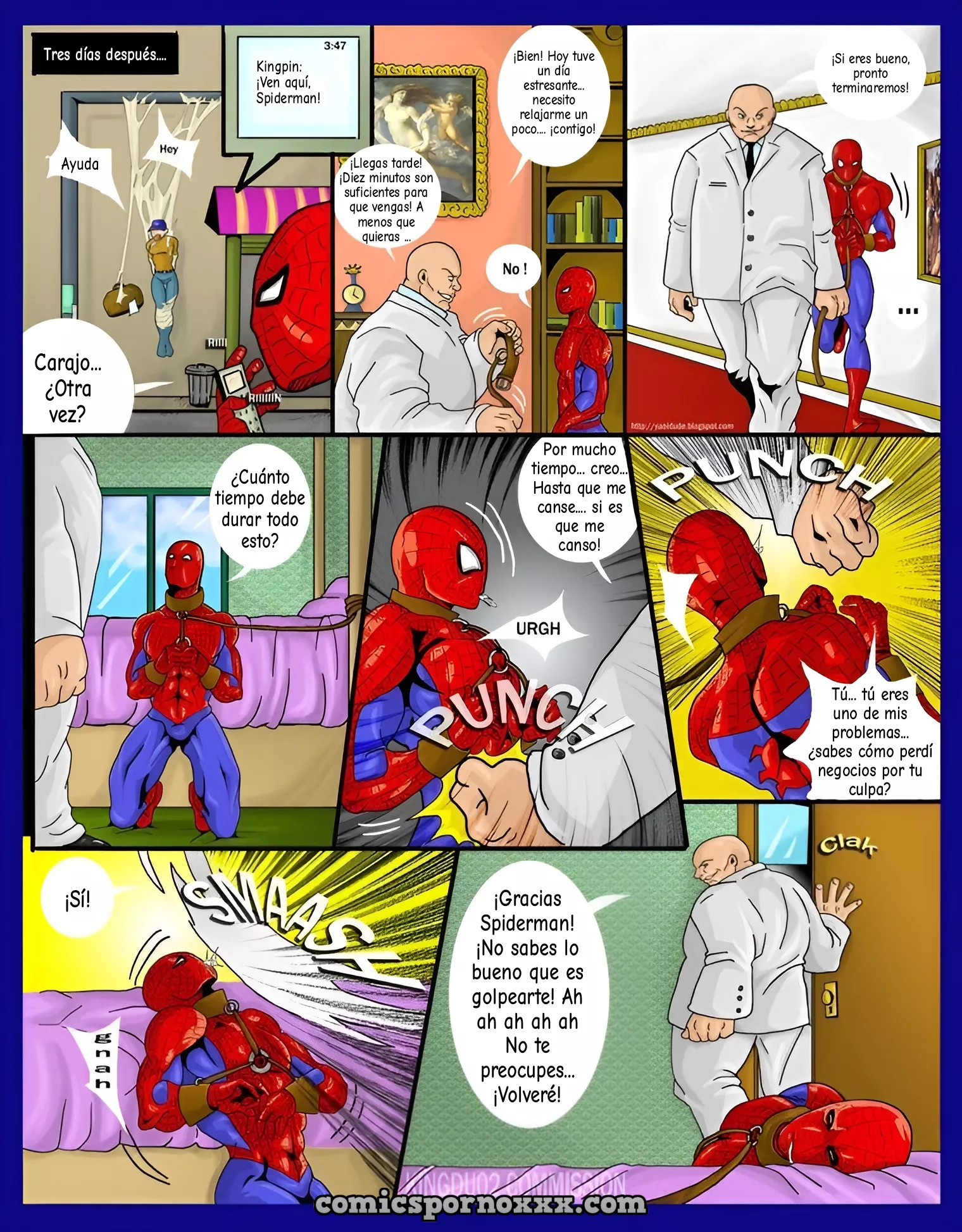 Hentai - Poor Spidey #2 (Kingpin Sodomiza a Spiderman) - Imagen 4