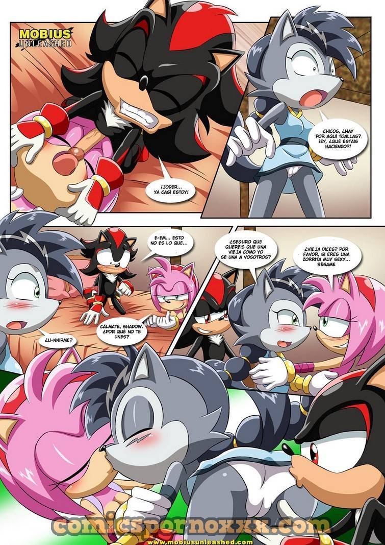 Lo que Paso Aquella Noche (Shadow y Amy hacen Orgía)  - Imagen 4  - Comics Porno - Hentai Manga - Cartoon XXX