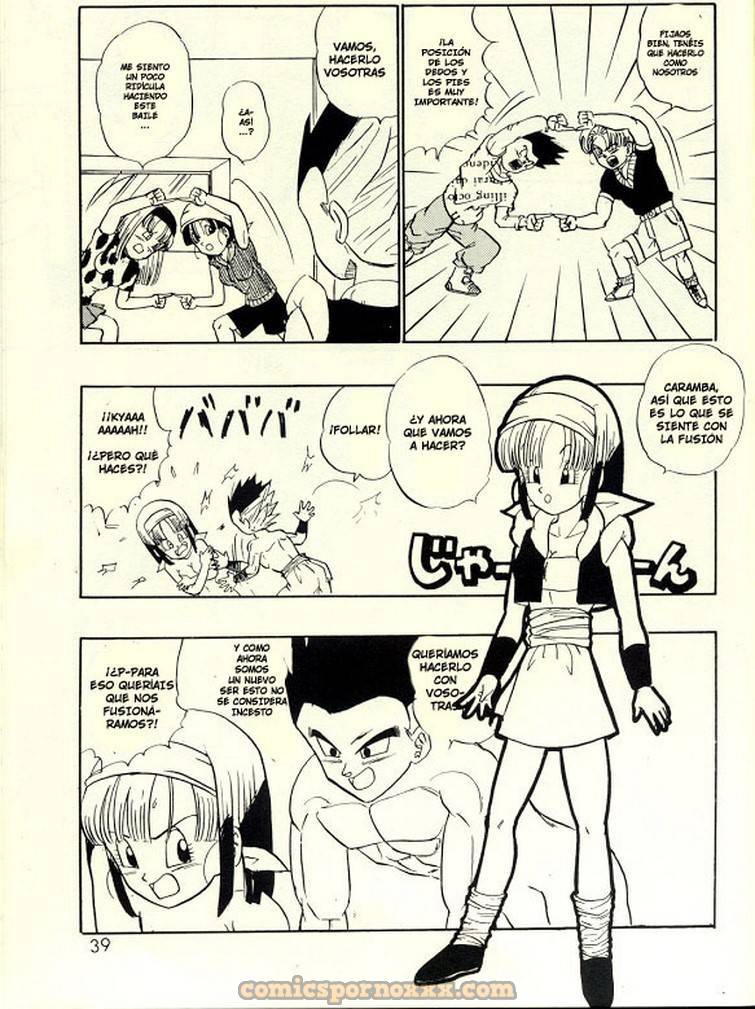 Goten y Trunks Follan a sus Primas (Fusión Incestuosa) 3