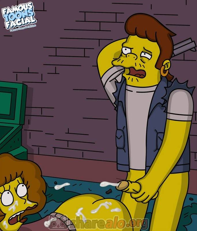 Snake y Maude Flanders (Violación Anal) 11